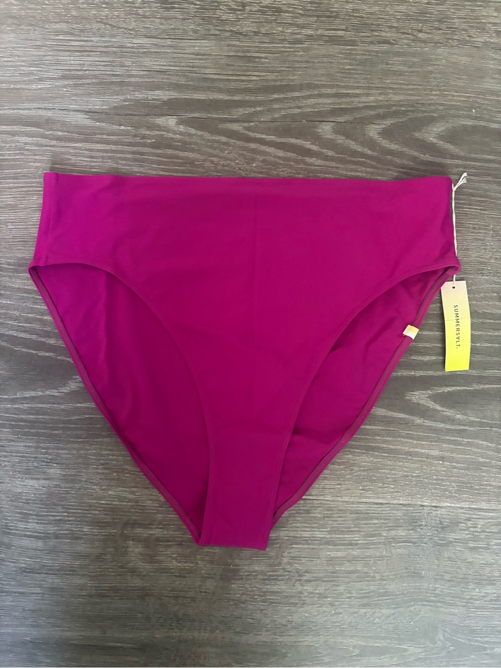 Summersalt High Leg Mid Rise Bikini Bottom - Size 16 NEW!
